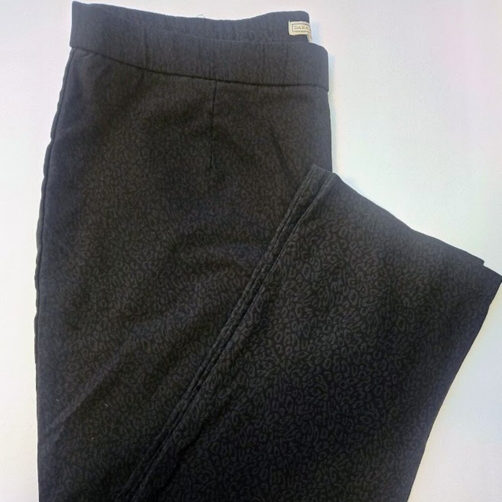 Dana Buchman black/gray pull-on pants XL